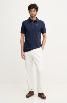 Хлопковое поло Barbour Tartan Pique Polo