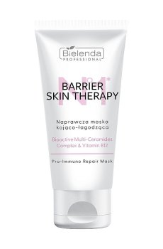 Уценка! Маска для лица Bielenda Professional Barrier Skin Therapy Mask с мультикерамидным комплексом и витамином В12, 150 г