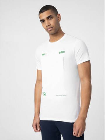 4F Футболка 4FSS23TTSHM311 Білий Regular Fit 4F Футболка 4FSS23TTSHM311 Білий Regular Fit