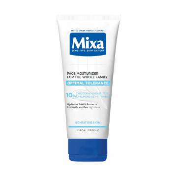 Крем для лица Mixa Optimal Tolerance Face Moisturizer для всей семьи, 100 мл