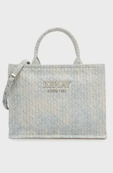 Женская голубая сумка Голубой ONESIZE Replay FW3849.000.A0900R