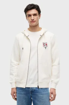 Мужское белое худи RWB BOX FLAG Белый XL Tommy Hilfiger MW0MW43382