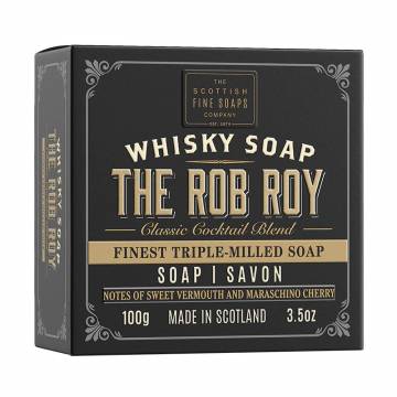 Мыло твердое Scottish Fine Soaps The Rob Roy Whisky Soap, 100 г Мыло твердое Scottish Fine Soaps The Rob Roy Whisky Soap, 100 г