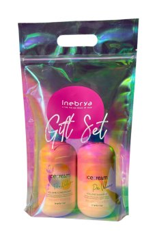 Подарочный набор для волос Inebrya Ice Cream Pro Volume Gift Set (шампунь, 300 мл + кондиционер, 300 мл)