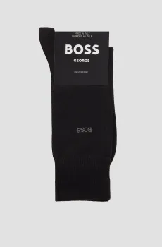 Мужские черные носки Черный 39-40 BOSS 50469837;001