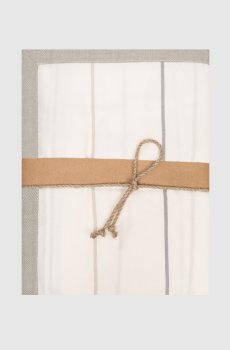 Белая скатерть OUTFIT в полоску