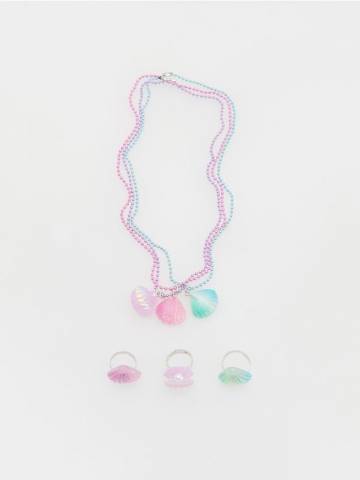 Reserved - CHILDREN`S NECKLACE & RING - різнобарвний - 626EI-MLC Reserved - CHILDREN`S NECKLACE & RING - різнобарвний - 626EI-MLC
