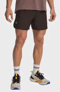Мужские темно-коричневые шорты UA TRAIL RUN LAUNCH SHORTS Коричневый L Under Armour 1389810-246