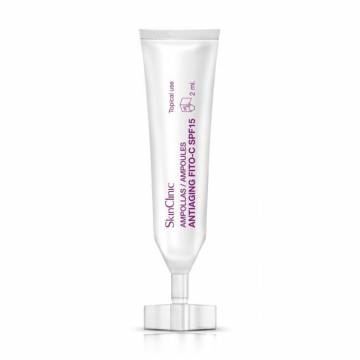 Антивозрастной фитококтейль для лица SkinClinic Antiaging Fito-C SPF 15 с витамином С, 1*2 мл Антивозрастной фитококтейль для лица SkinClinic Antiaging Fito-C SPF 15 с витамином С, 1*2 мл