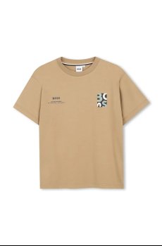 Детская хлопковая футболка BOSS