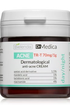 Дерматологический крем для лица Bielenda Dr Medica Acne Dermatological Anti-Acne Cream анти-акне, 50 мл
