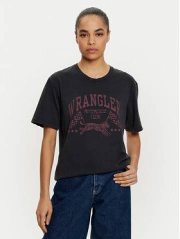 Wrangler Футболка Ringer 112356449 Чорний Slim Fit Wrangler Футболка Ringer 112356449 Чорний Slim Fit