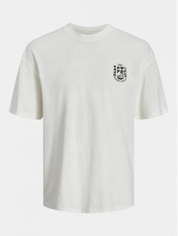 Jack&Jones Футболка Dirk 12249223 Білий Wide Fit Jack&Jones Футболка Dirk 12249223 Білий Wide Fit