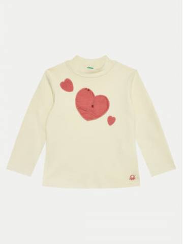 United Colors Of Benetton Блузка 3AOUG10H3 Бежевий Regular Fit United Colors Of Benetton Блузка 3AOUG10H3 Бежевий Regular Fit