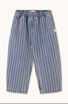 Детские хлопковые брюки Tinycottons STRIPES MULTICOLOR PANT