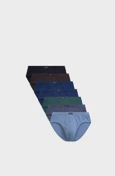 Мужские брифы (7 шт) Разноцветный XXL Atlantic 7SMP-001