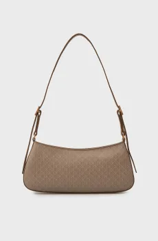 Женская бежевая сумка с узором SMALL Бежевый ONESIZE Calvin Klein LV04F3324G