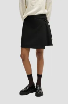 Женская черная юбка Черный 32 HUGO 50530975;001