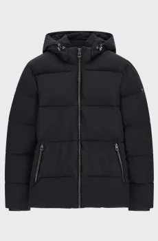 Мужская черная куртка Черный M Guess M6BL58.W4170;JBLK