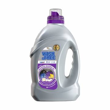 Гель для стирки Wash and Free универсальный, с марсельским мылом, аромат жасмина и лаванды, 50 стирок, 2 кг