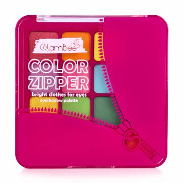Палетка теней для век GlamBee Color Zipper, 10.4 г Палетка теней для век GlamBee Color Zipper, 10.4 г