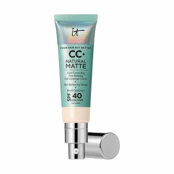 CC-крем для лица It Cosmetics Your Skin But Better CC+ Natural Matte SPF 40, Fair Ivory, 32 мл CC-крем для лица It Cosmetics Your Skin But Better CC+ Natural Matte SPF 40, Fair Ivory, 32 мл