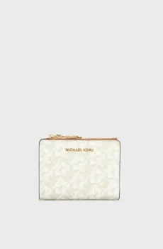 Женский белый кошелек с узором EMPIRE MONEY PIECE Белый ONESIZE Michael Kors 32S4G8ED7V