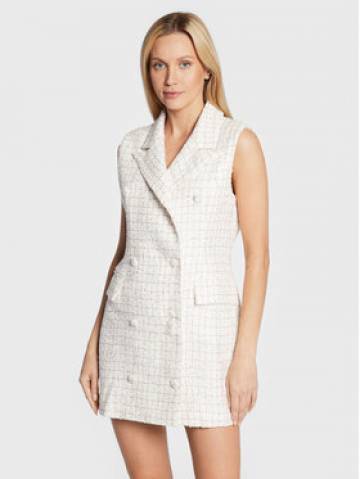 Glamorous Трикотажна сукня CK6798 Білий Regular Fit Glamorous Трикотажна сукня CK6798 Білий Regular Fit