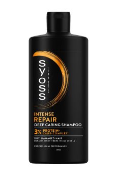 Шампунь SYOSS Intense Repair Shampoo для сухих и поврежденных волос, с водорослями вакаме, 440 мл