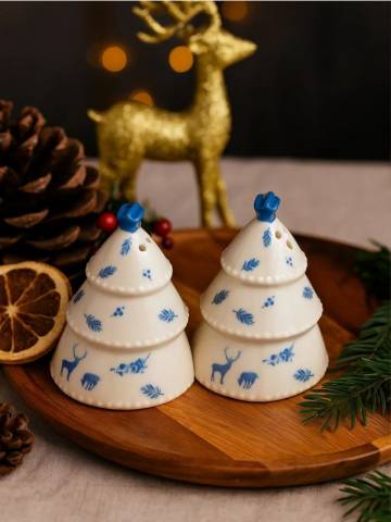 Сільничка і перечниця - блакитний