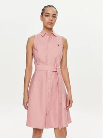 Polo Ralph Lauren Сукня-сорочка 211943505002 Рожевий Regular Fit Polo Ralph Lauren Сукня-сорочка 211943505002 Рожевий Regular Fit