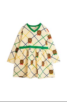 Детское платье с хлопком Mini Rodini Bear