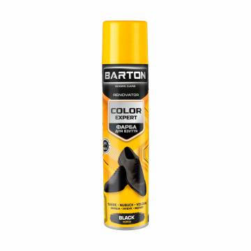 Краска для обуви из замши, нубука, велюра Barton Color Expert Черная, 300 мл (аэрозоль) Краска для обуви из замши, нубука, велюра Barton Color Expert Черная, 300 мл (аэрозоль)