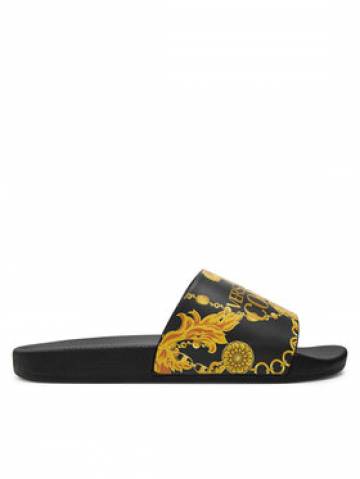 Versace Jeans Couture Шльопанці 77YA3SQ4 ZS834 Чорний Versace Jeans Couture Шльопанці 77YA3SQ4 ZS834 Чорний
