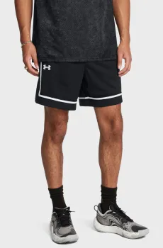 Мужские черные шорты UA Zone Pro 7" Mesh Short Черный M Under Armour 1387089-001
