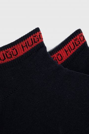 Носки HUGO (2-pack) мужские цвет синий Носки HUGO (2-pack) мужские цвет синий