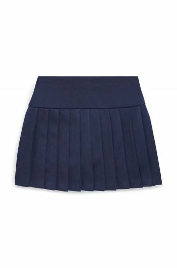 Детская юбка Polo Ralph Lauren цвет синий mini расклешённая Детская юбка Polo Ralph Lauren цвет синий mini расклешённая