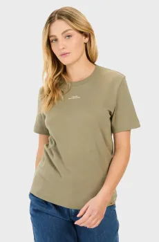 Женская оливковая футболка Оливковый L Camel Active 309681-5T73-31