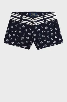 Детские синие шорты с узором Синий 5Y Polo Ralph Lauren 312747530001
