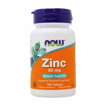Цинк глюконат NOW Foods Zinc 50 мг, 100 таблеток Цинк глюконат NOW Foods Zinc 50 мг, 100 таблеток