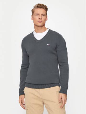 Tommy Jeans Светр Essential DM0DM19429 Сірий Slim Fit Tommy Jeans Светр Essential DM0DM19429 Сірий Slim Fit