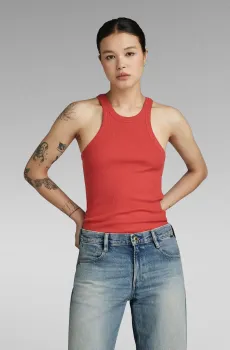 Женская красная майка Italian army ultra slim Красный XS G-Star RAW D22768,D289