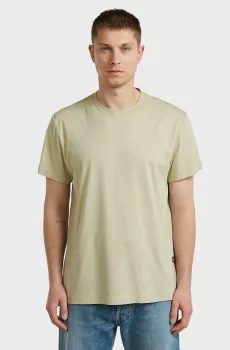 Мужская бежевая футболка Base Бежевый M G-Star RAW D16411,336