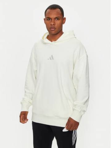adidas Світшот ALL SZN French Terry IY4154 Білий Loose Fit adidas Світшот ALL SZN French Terry IY4154 Білий Loose Fit