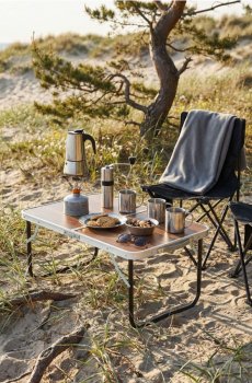 Складний кемпінговий столик - бежевий