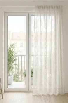 Штора на стрічці - нюдовий