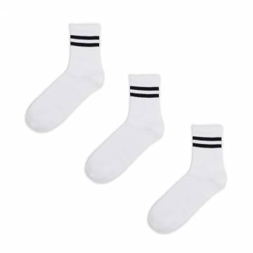 Cropp - 3 пачка шкарпеток - білий Cropp - 3 пачка шкарпеток - білий