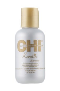 Восстанавливающий кератиновый шампунь для волос CHI Keratin Reconstructing, 59 мл