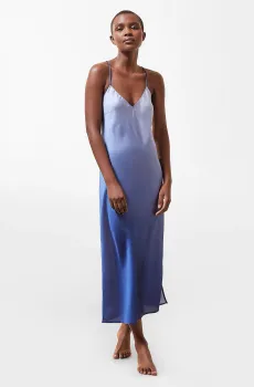 Женская голубая ночная рубашка LEIRE Голубой M Etam 6520501