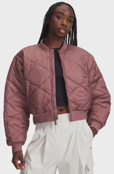 Женский розовый бомбер Heritage Bomber Розовый L Under Armour 6000638-651